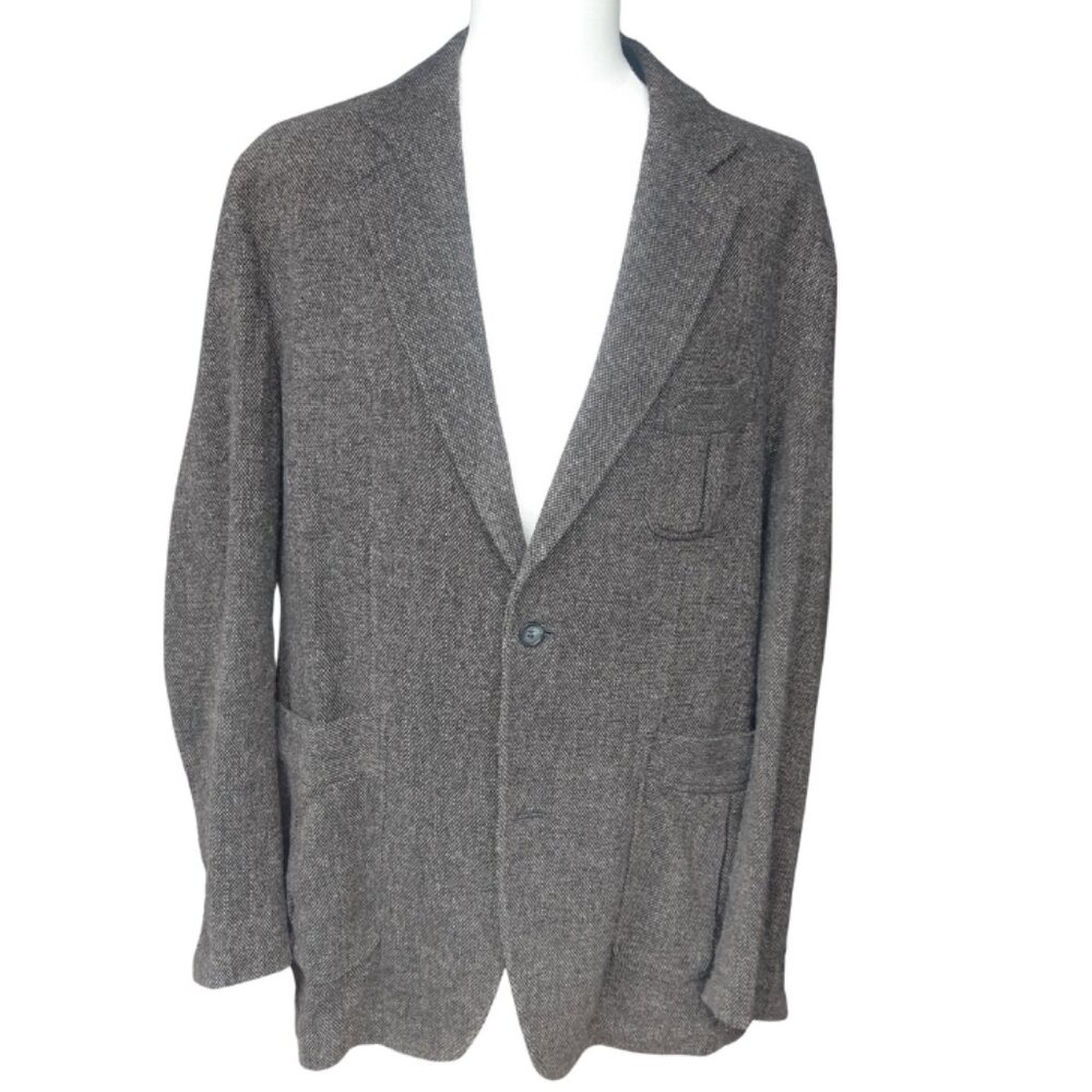 1970s Bugatti SZ44R Vintage Unstructured Men's 2 Button Casual Jacket Sport Coat